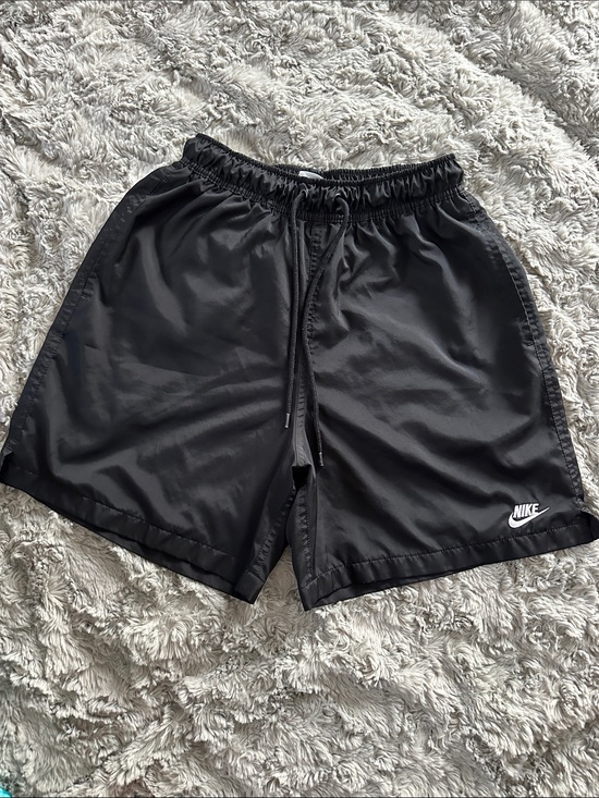 Nike Other - Nike Men’s Black Athletic Shorts with White Swoosh